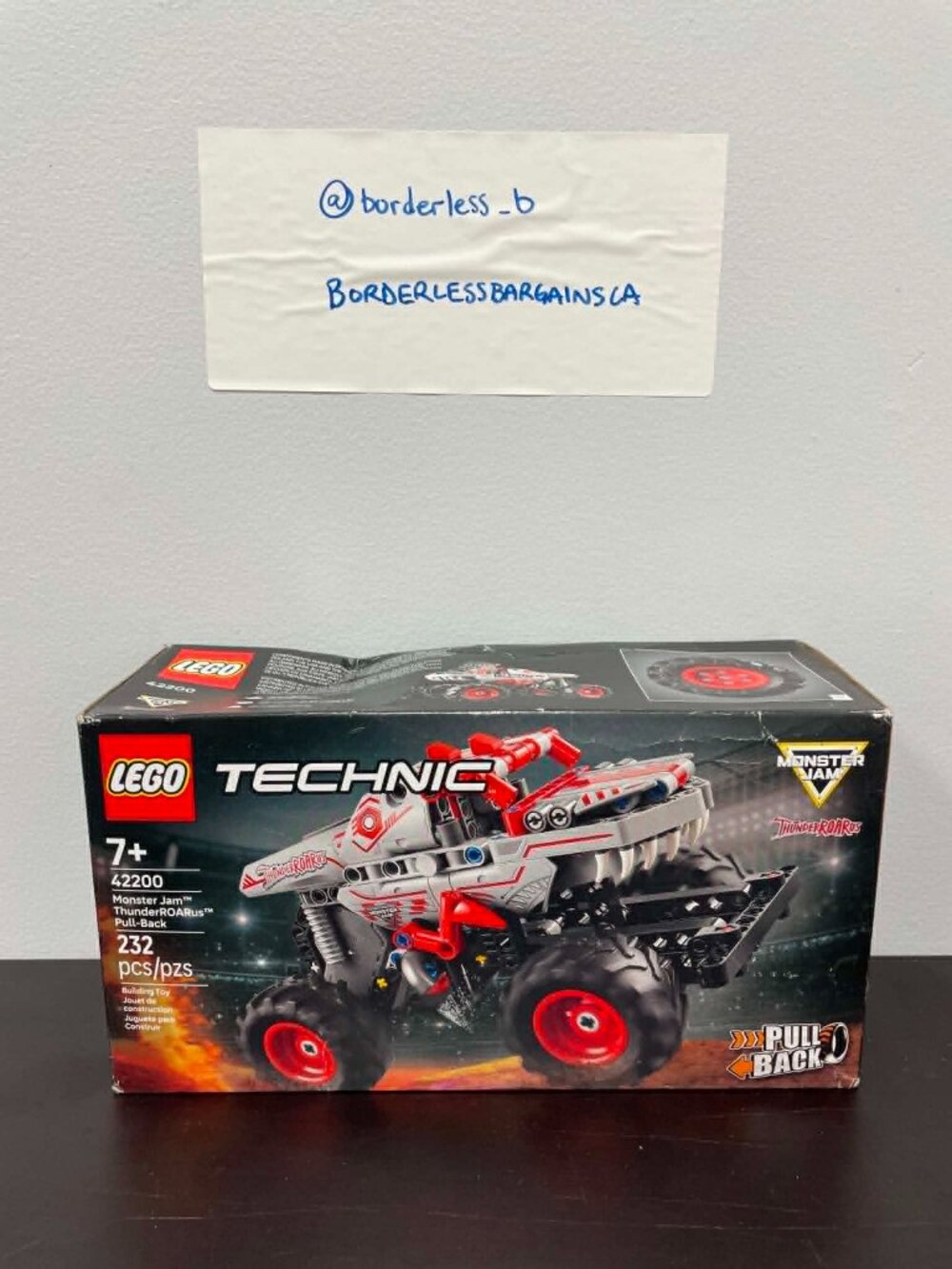 Lego Technic Monster Jam ThunderROARus Pull-Back Set 42200